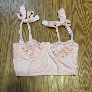 Adika Pink Crop Top